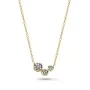 Sif Jakobs Sardinien Tre Necklace Goldplated Silver SJ-N2631-CZ-YG