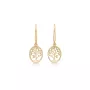 Mads Z Tree of Life Earrings 8 ct. Gold 3310111