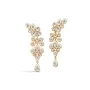 Julie Sandlau White Wisteria Earrings 22 ct. Gold ST398GDCZ