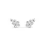 Julie Sandlau White Wisteria Earrings Silver ST399RHCZ