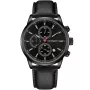 Studsgaard Chronograph S0045 watch with Black dial and a watch case of 42 mm in diameter and a Leather in Black