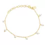 Susanne Friis Bjørner Bracelet 18 ct. Goldplated Silver 1868-2-20-900