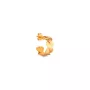 Jane Kønig Small Wavy Hoop Earring Single 18 ct. Goldplated Silver SWH-AW22-G