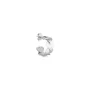Jane Kønig Small Wavy Hoop Earring Single Silver SWH-AW22-S