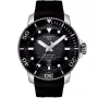 Tissot Seastar 2000 Pro Powermatic T1206071744100 watch with Black dial and a watch case of 46 mm in diameter and a Rubber in Black