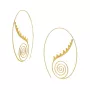 Dulong Thera Large Earrings 18 ct. Gold THE1-A1050