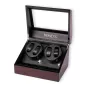 Dissing Watch Winder 4 Watches Red Wood 0000271