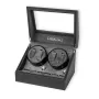 Dissing Watch Winder in Black Faux Leather with space for 6 Watches
