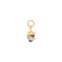 House of Vincent Birth Stone April Pendant 18 ct. Goldplated Brass VJ076-LPG-AH