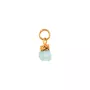 House of Vincent Birth Stone March Pendant 18 ct. Goldplated Brass VJ076-LPG-MA