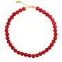House of Vincent Candy Coral Necklace Glass VJ233-UNG-R