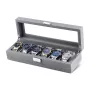 Ditur Watch Box 6 Watches Grey Velour DIT0000241
