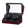 Mulhouse Watch Winder in Red Wood with space for 4 Watches