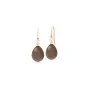 Julie Sandlau Elina Earrings Chocolate moonstone Earrings 14 ct. Goldplated Silver YG14-HKS829WHPLCHMN
