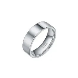 『TW RING SILVER』 Auxere Tungsten Ring Stainless Steel KXD0253 - Ditur