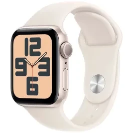 Apple Watch SE GPS 40mm Starlight Aluminium Sport Band S/M M