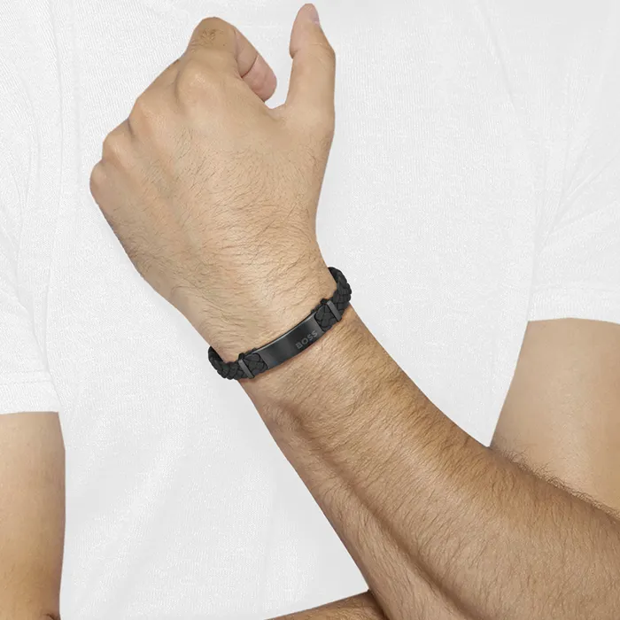 BOSS Dylan Bracelet Leather 1580608M - Ditur