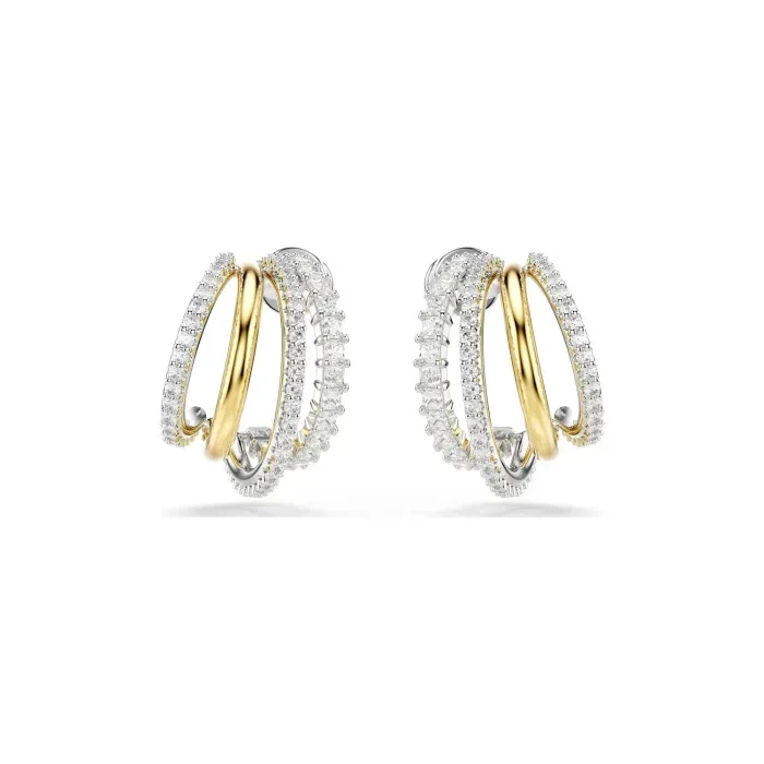 Swarovski Hyperbola Hoop Earrings Stainless Steel 5689718 -