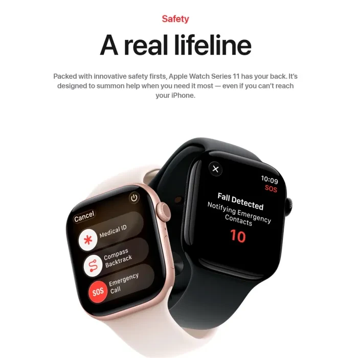 Apple Watch Series 11 GPS 42mm Jet Black Aluminium Black Spo 