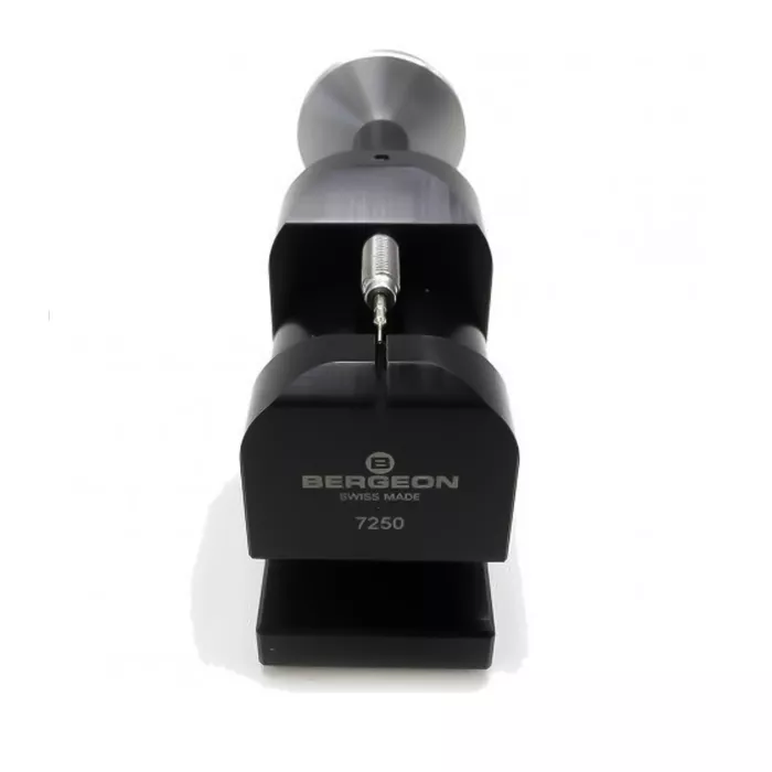 BERGEON Horlogemakers Schroevendraaiers Set van 5 - Zeskantkop, Ergonomisch, Zwitsers gemaakt, 0.80, 1.0, 1.2, 1.4, 1.6mm - Vervangbare messen, opbergtas inbegrepen