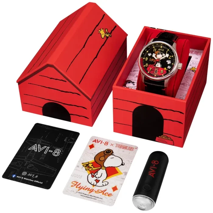 AVI-8 Kent GMT Peanuts Snoopy Flying Ace Limited Edition AV-