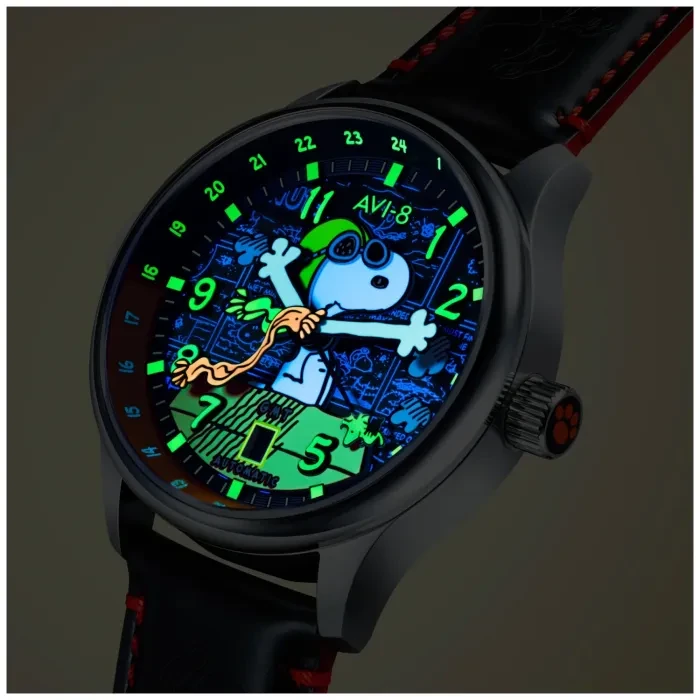 AVI-8 Kent GMT Peanuts Snoopy Flying Ace Limited Edition AV-