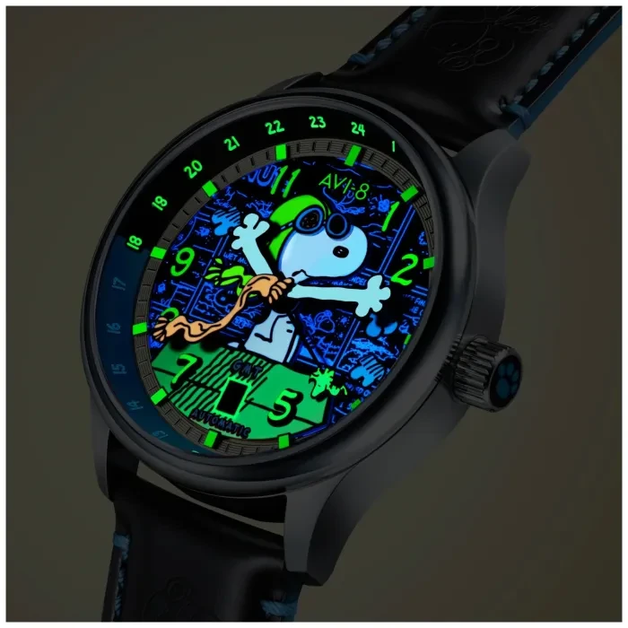 AVI-8 Kent GMT Peanuts Snoopy Flying Ace Limited Edition AV-