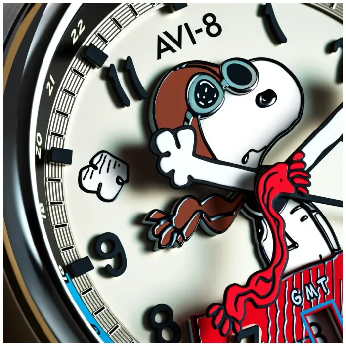 AVI-8 Kent GMT Peanuts Snoopy Flying Ace Limited Edition AV-