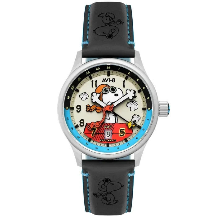 AVI-8 Kent GMT Peanuts Snoopy Flying Ace Limited Edition AV-