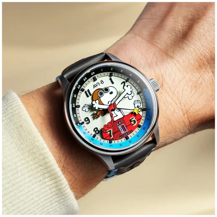 AVI-8 Kent GMT Peanuts Snoopy Flying Ace Limited Edition AV-