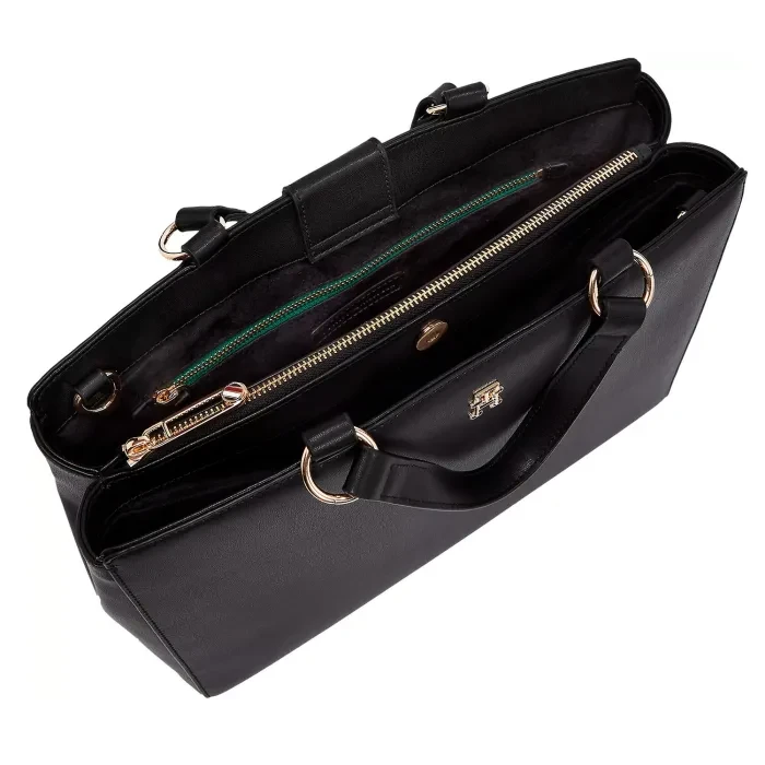 Tommy Hilfiger Monotype Satchel Shoulder bag AW0AW17020BDS -