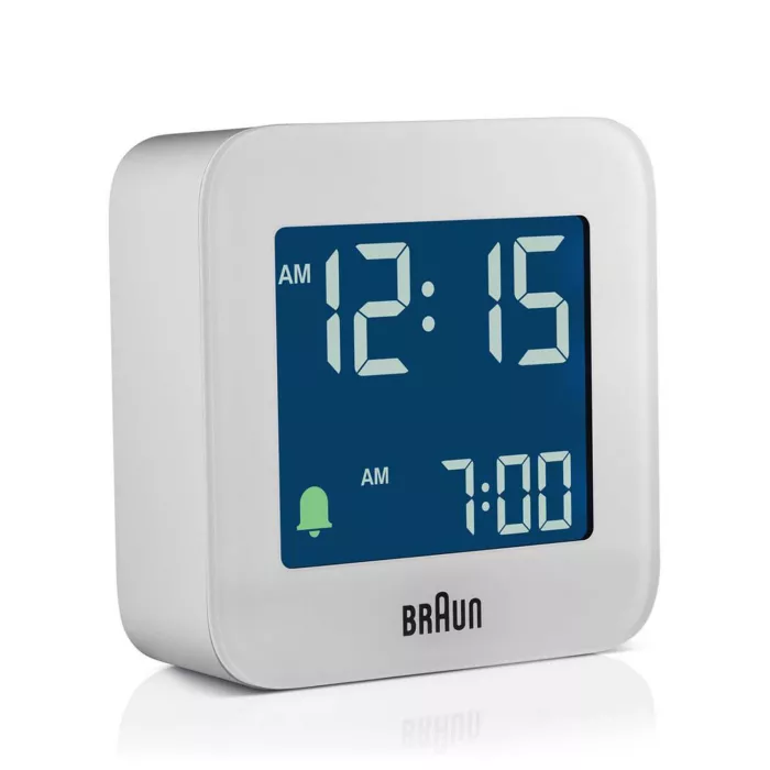Braun Digital Travel Alarm clock BC08W - Ditur