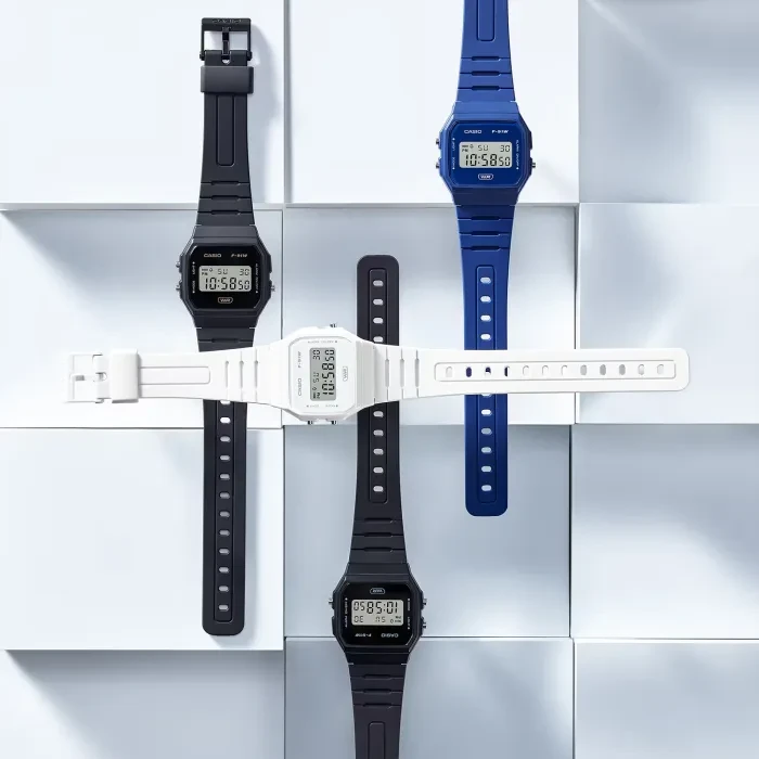Casio Orologio Uomo F-91WS-8DF - Vintage Digitale, Retro, Acciaio Inox