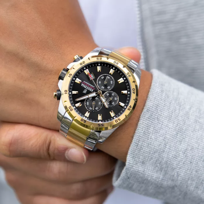 OROLOGIO FESTINA F20562/4 NERO CINTURINO IN ACCIAIO, UOMO