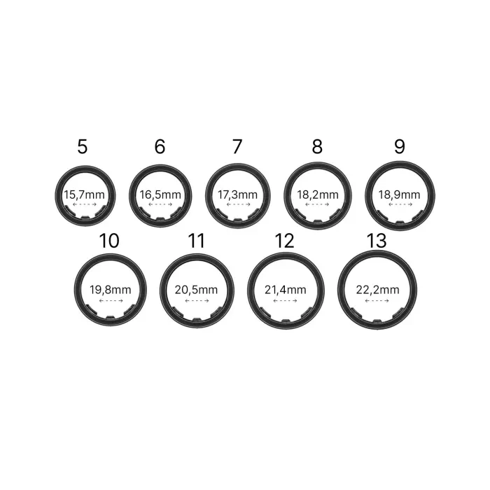 Samsung Galaxy Ring Titanium Silver SM-Q5NZSAEUB