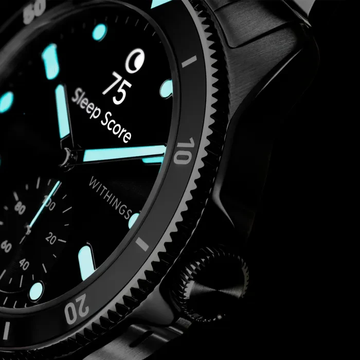 Montre Connectée Withings ScanWatch Nova 43 Mm - Boîtier Acier - Écran Analogique/digital