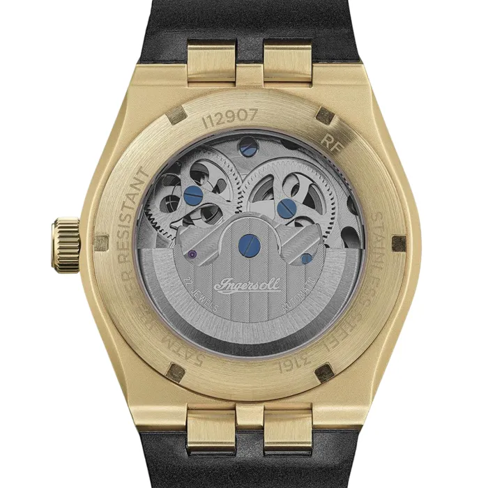 Ingersoll 1892 The Broadway – Orologio Automatico Uomo 43 Mm, Quadrante Nero, Cinturino In Ceramica, Movimento Hangzhou