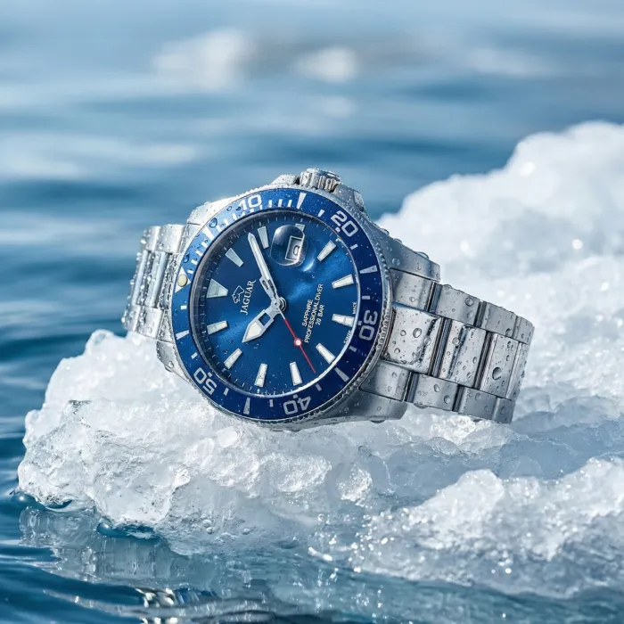 Jaguar J860/C Executive Collection Orologio Uomo 43,5 Mm, Cassa In Acciaio E Quadrante Blu, Cinturino In Acciaio Inox, Impermeabile 200 Metri, Eleganza Sportiva - 2