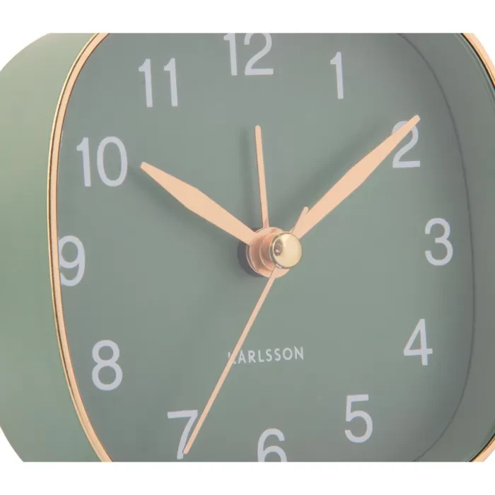 Karlsson Travel Square Alarm clock KA5957GR - Ditur