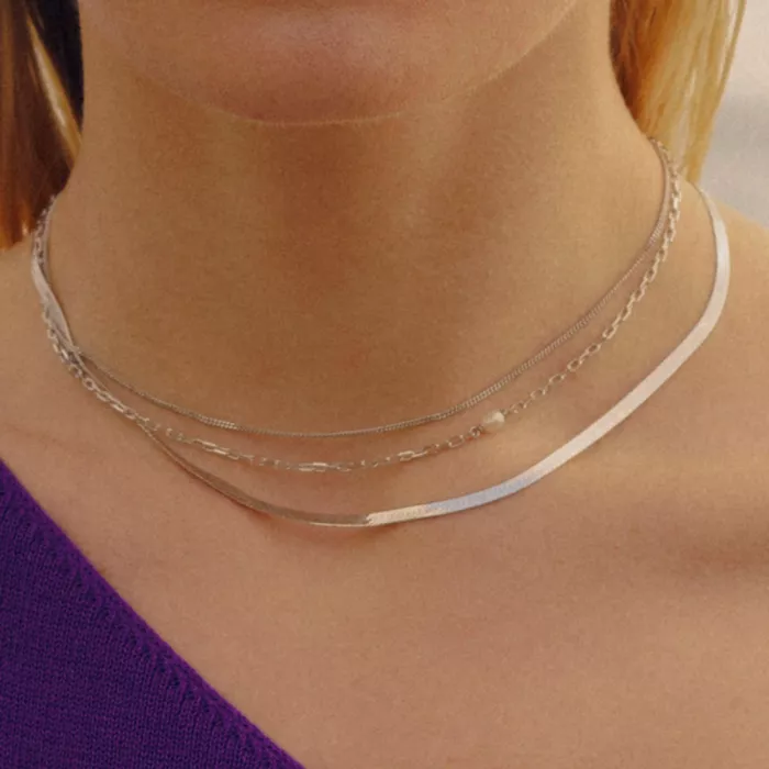 MARIA BLACK Mio Chain Necklace - SILVER