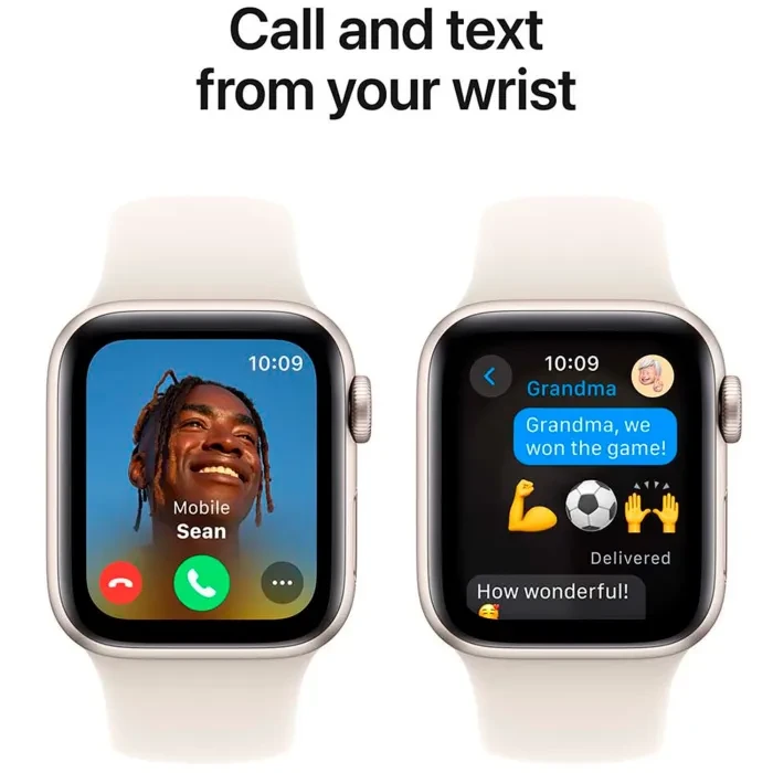 Apple Watch SE GPS 44mm Starlight Aluminium Sport Band M/L M