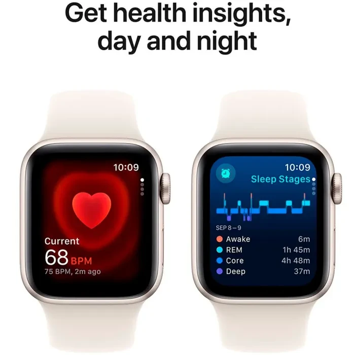 Apple Watch SE GPS 44mm Starlight Aluminium Sport Band M/L M