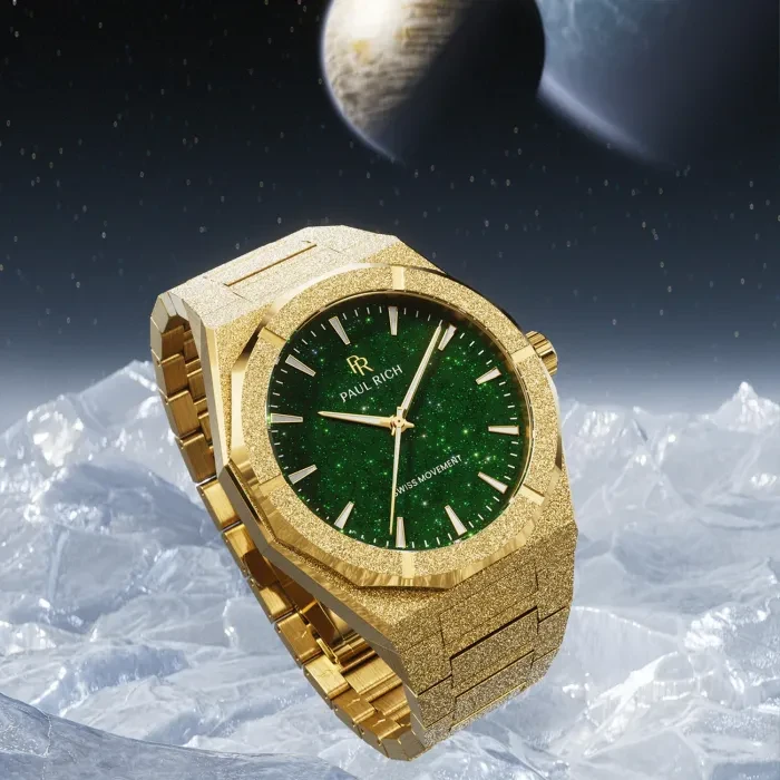 Paul Rich Frosted Star Dust II Gold Green PR20213 - Ditur