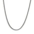 Hasla Rocks Snake Necklace Silver 0132S42