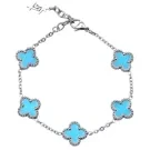 SKØR Clove Sky blue Bracelet Stainless Steel SK0040