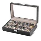 Ditur Watch Box 12 Watches Black Wood DIT0000239