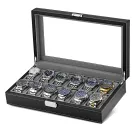 Ditur Watch Box 12 Watches Black Synthetic leather DIT0000236