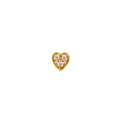 STINE A Jewelry Petit J'adore Earring Single Goldplated Silver 1405-02-S