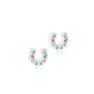 Blomdahl Brilliance Horseshoe Earrings Plastic 15-01127-98