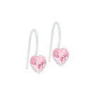 Blomdahl Fixed Heart Earrings Plastic 15-0180-2124